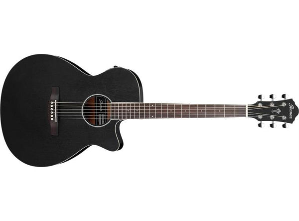 Ibanez AEG7MH Acoustic Electric Guitar, Weathered Black Open Pore
