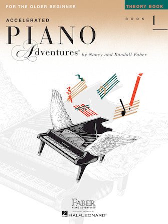Accelerated Piano Adventures for the Older Beginner – Theory Book 1 - International Edition by Hal Leonard