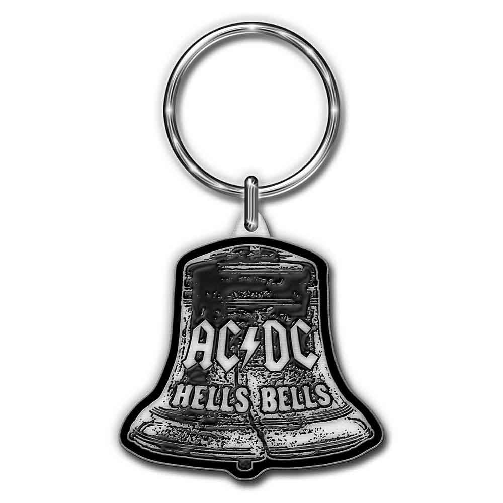 AC/DC KEYCHAIN: HELLS BELLS (DIE - CAST RELIEF) by Rock Off Trade
