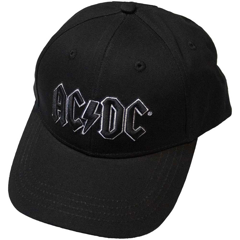 AC/DC Unisex Baseball Cap Black Logo by Rock Off Trade