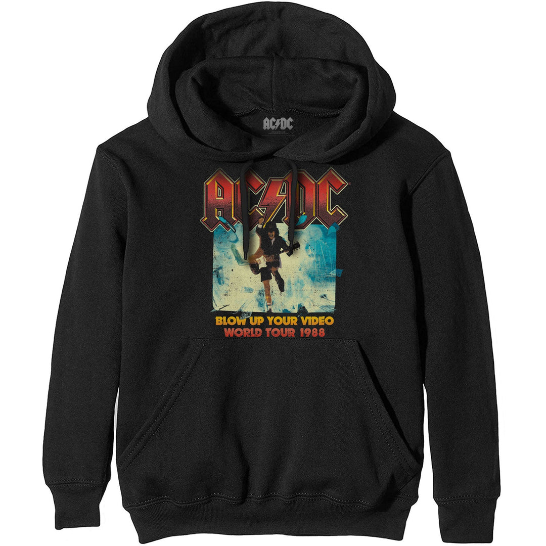 AC/DC UNISEX PULLOVER HOODIE: BLOW UP YOUR VIDEO by Rock Off Trade