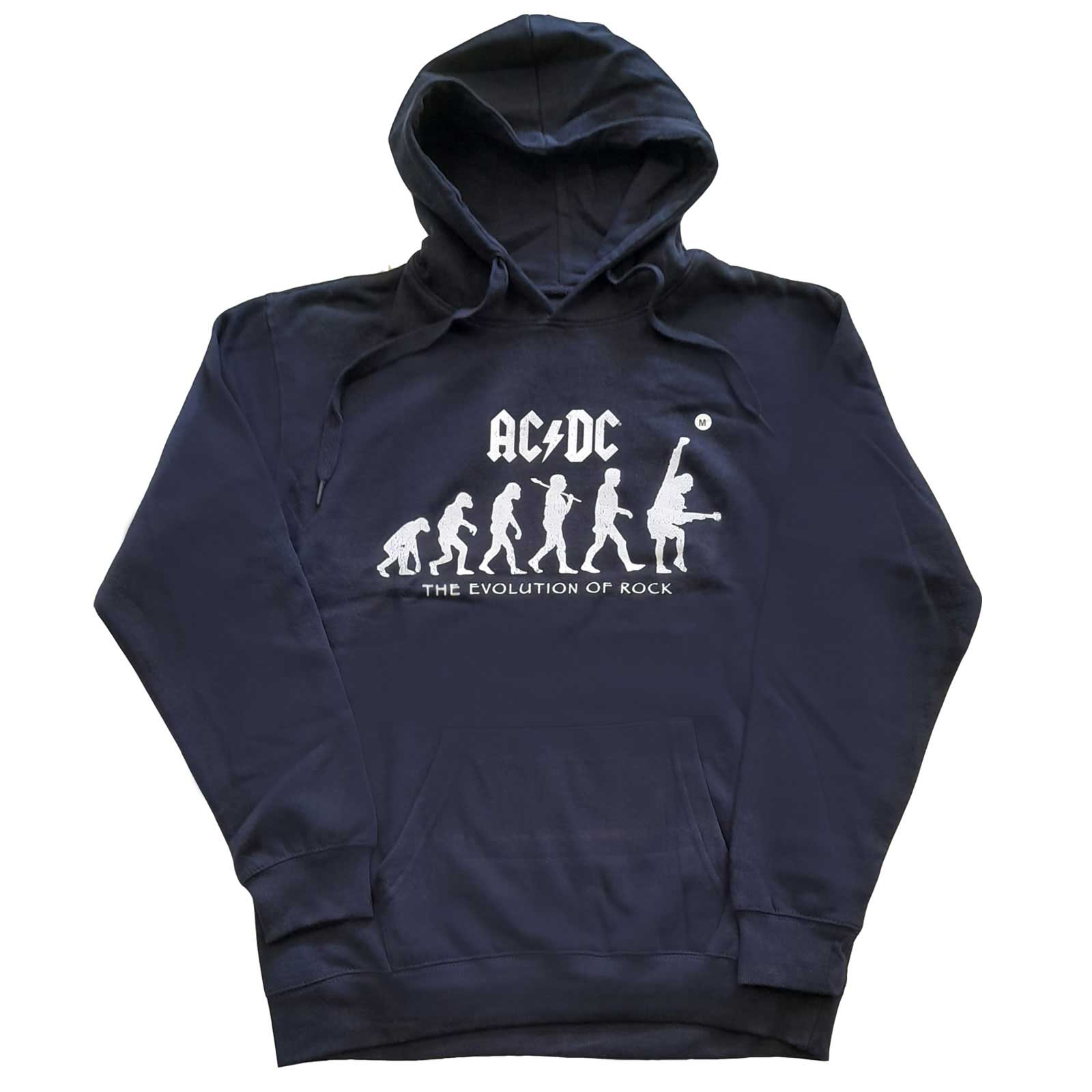 AC/DC UNISEX PULLOVER HOODIE: EVOLUTION OF ROCK by Rock Off Trade