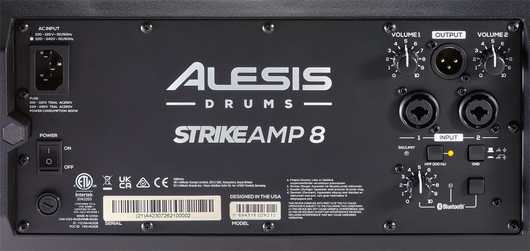 Alesis Strike Amp 8 MK2 8" Drum Amplifier w/ Bluetooth by inMusic