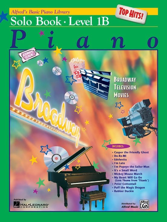 Alfred's Basic Piano Library - Top Hits! Solo Book 1B by Alfred Publishing