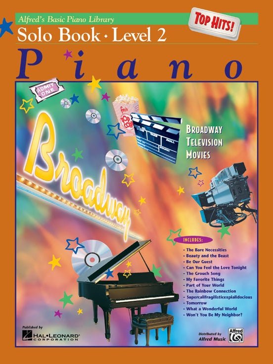 Alfred's Basic Piano Library: Top Hits! Solo - Book 2 by Alfred Publishing