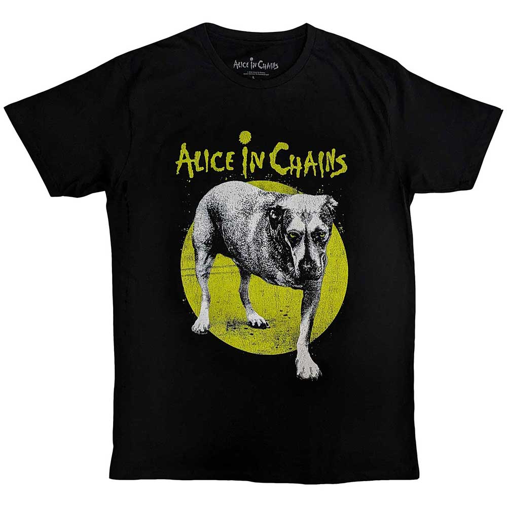 ALICE IN CHAINS UNISEX T - SHIRT: THREE LEGGED DOG by Rock Off Trade
