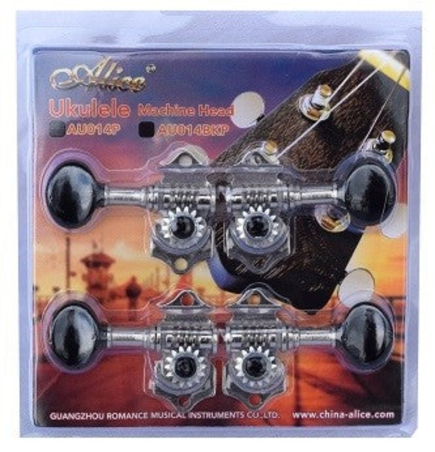 Alice Ukulele Machine Heads - Black by Kana Music