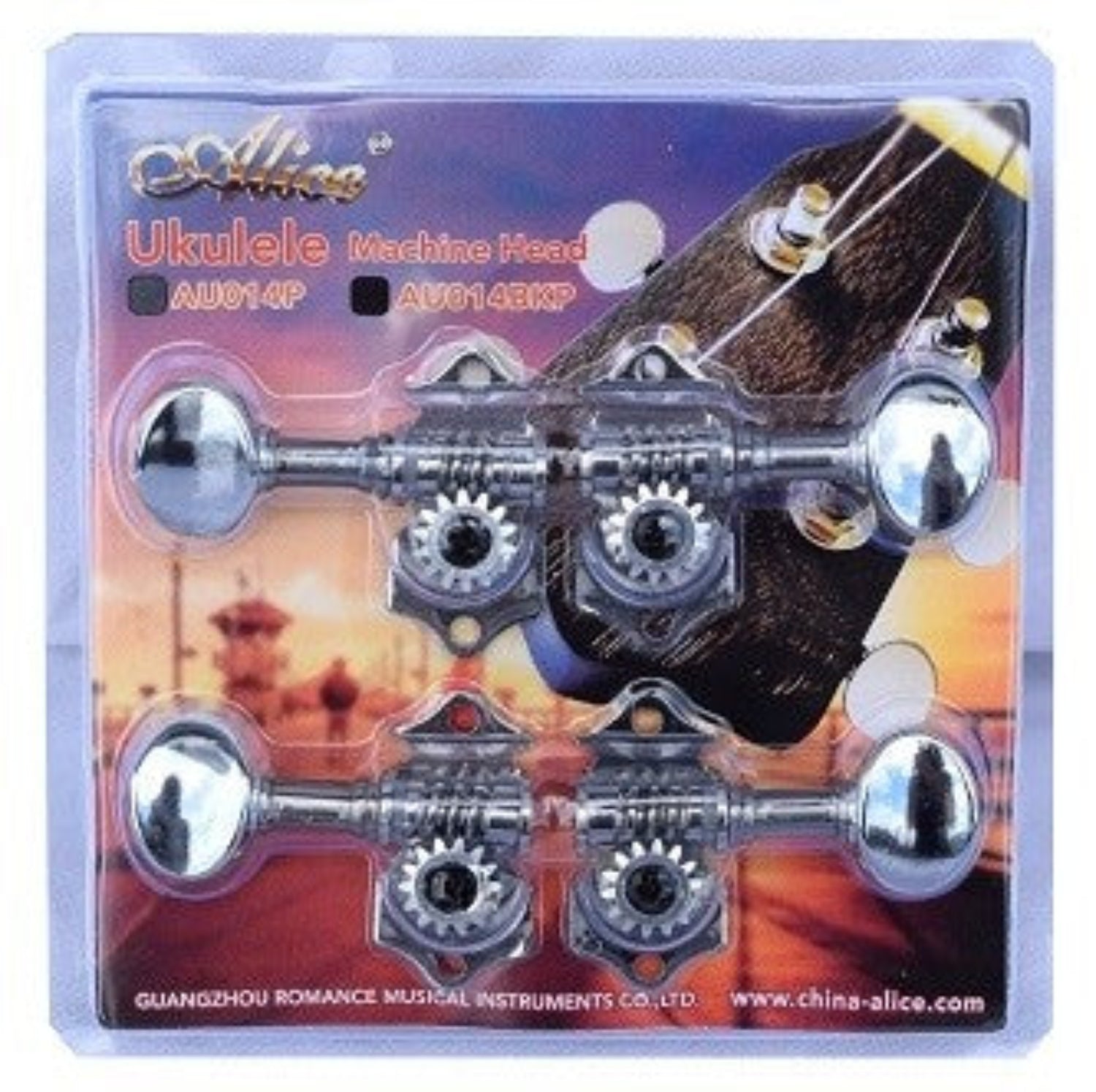 Alice Ukulele Machine Heads - Chrome by Kana Music