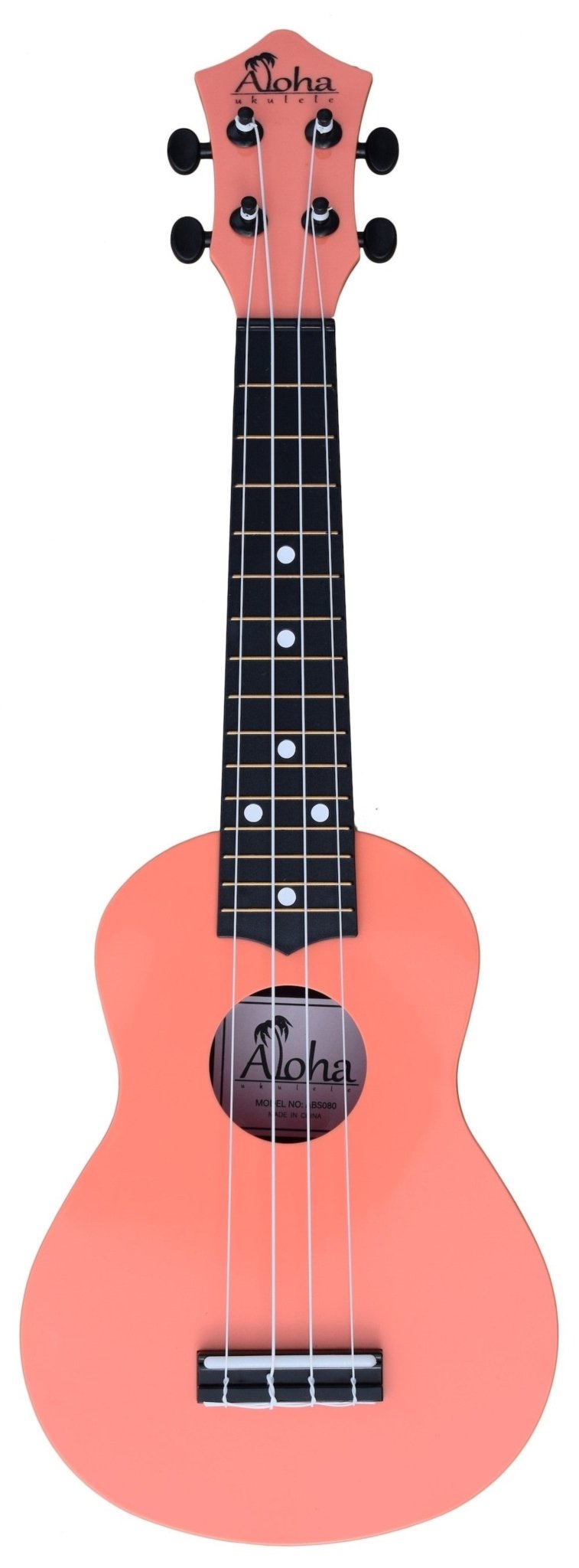 Aloha Soprano Ukulele with Bag - Orange by Kana Music