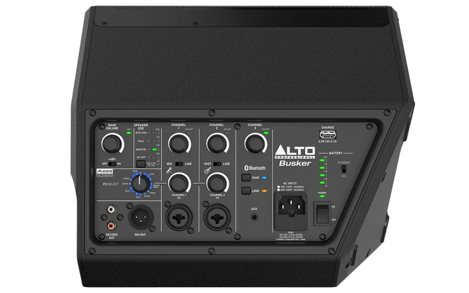 Alto BuskerXUS 200W Premium Battery Powered Portable PA by inMusic