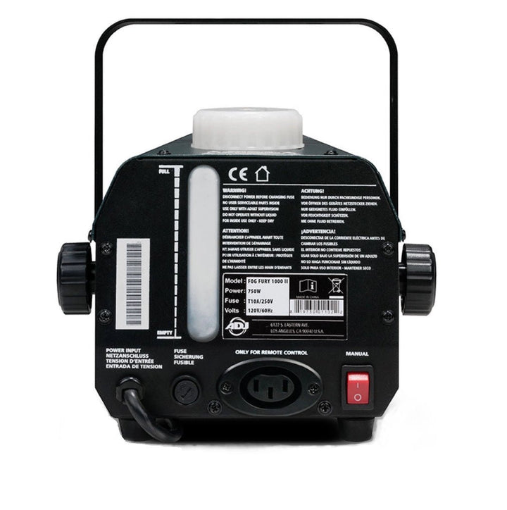 American DJ Fog Fury 1000 II 700W Mobile Fog Machine by SFM