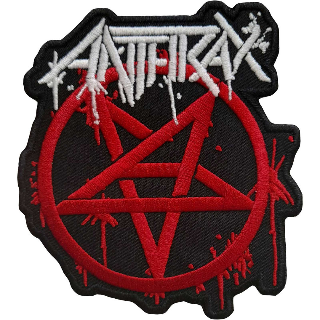 ANTHRAX STANDARD PATCH: PENT LOGO by Rock Off Trade