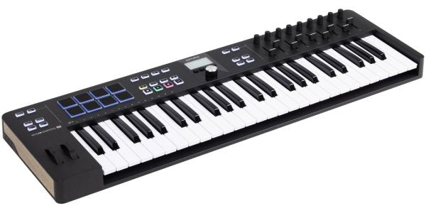 Arturia KeyLab Essential 49 MK3 Universal MIDI Controller Keyboard, Black by Arturia