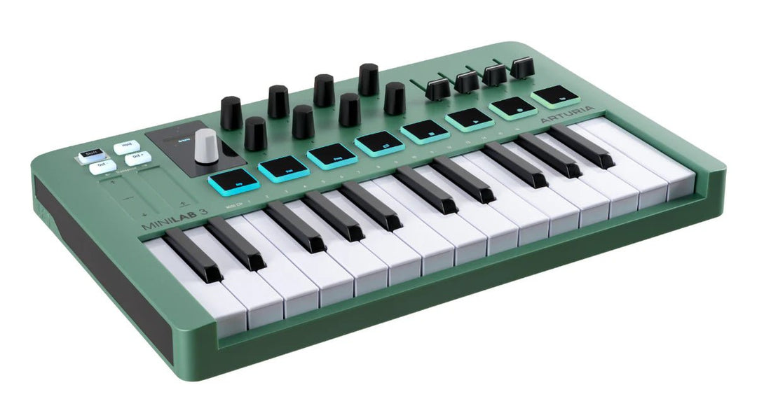 Arturia Limited Edition Portable 25 - Key MIDI Controller, Mint Green by Erikson Music