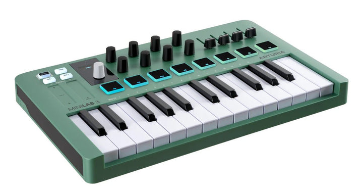 Arturia Limited Edition Portable 25 - Key MIDI Controller, Mint Green by Erikson Music
