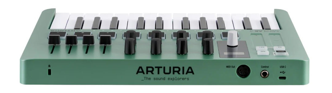 Arturia Limited Edition Portable 25 - Key MIDI Controller, Mint Green by Erikson Music