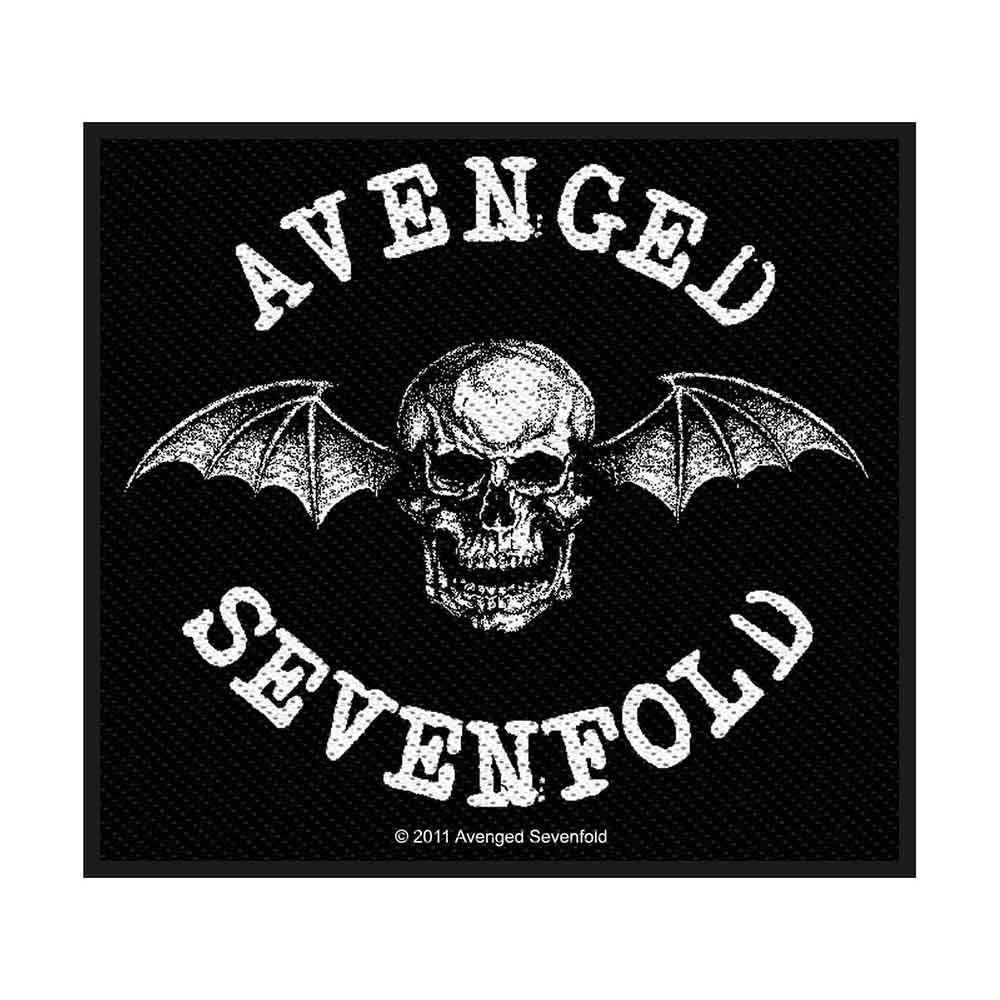AVENGED SEVENFOLD STANDARD WOVEN PATCH: DEATH BAT by Rock Off Trade
