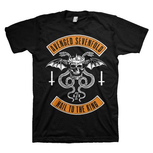 AVENGED SEVENFOLD UNISEX T - SHIRT: HAIL TO THE KING by Rock Off Trade