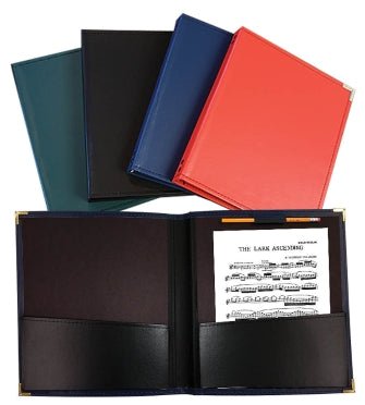Band and Orchestra Folder Rehearsal Folder, 12″ x 14″ – Black by Hal Leonard