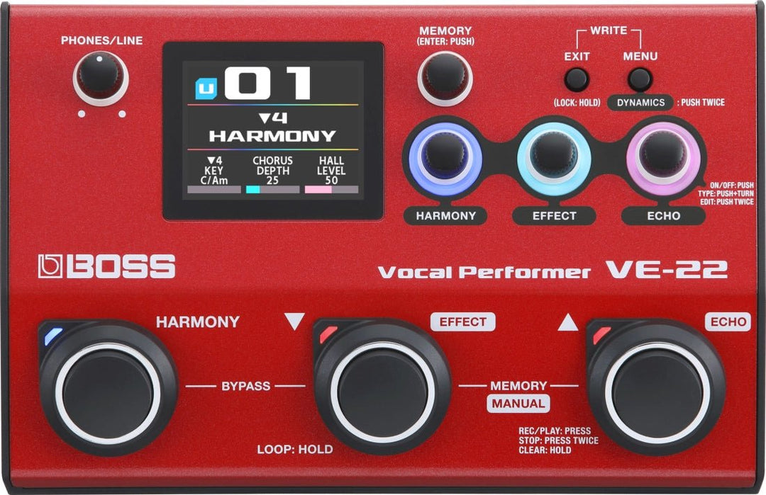 Boss VE - 22 Vocal Processor by Roland Canada