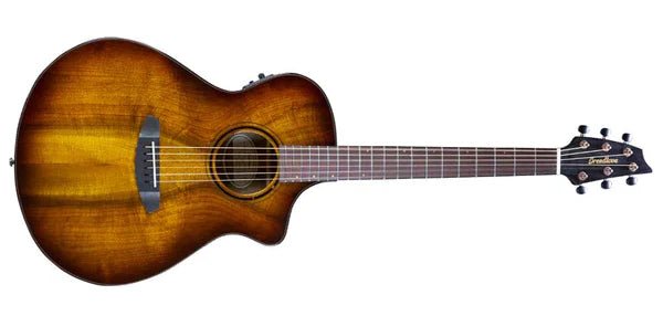 Breedlove Pursuit Exotic S Concert Tiger's Eye CE Myrtlewood - Myrtlewood by Two Old Hippies