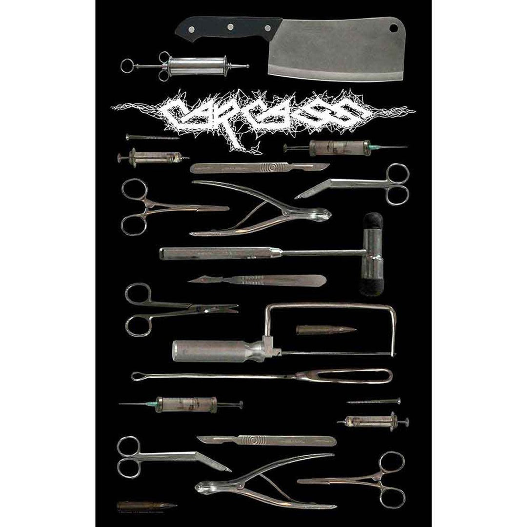 Carcass Textile Poster: Tools by Rock Off Trade