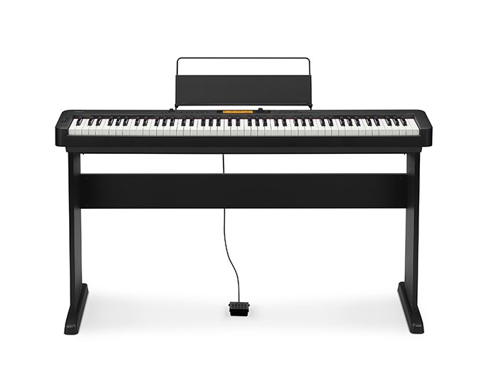 Casio CDP - S360CSAB 88 - key Digital Stage Piano W/ Wooden Stand & X - style Bench by SFM
