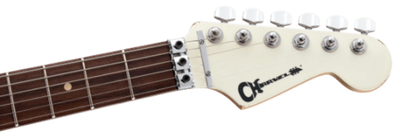 Charvel Super - Stock So - Cal Style 1 HSH FR RW, Rosewood Fingerboard, Aged Arctic by FMIC