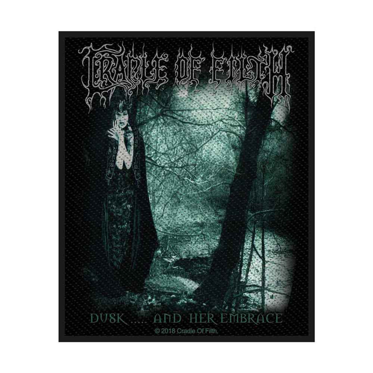 Cradle Of Filth Standard Patch: Dusk & Her Embrace by Rock Off Trade