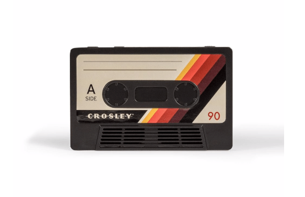 Crosley Cassette Tape Portable Bluetooth Speaker - Black by Deer Park Dist.