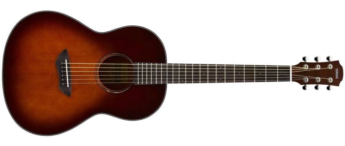CSF1M Compact Folk Acoustic Electric Guitar With Gigbag - Tobacco Brown Sunburst by Yamaha