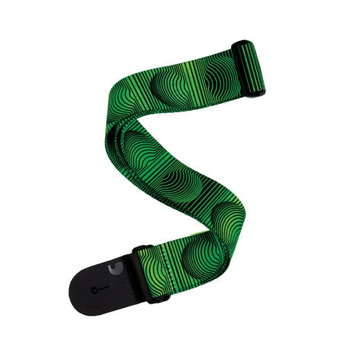 D'addario Guitar Strap, OPT Art Orbs by Faders Music Inc.