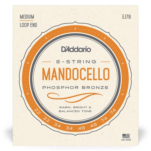 D'Addario Mandocello Strings Phosphor Bronze by D'Addario Canada