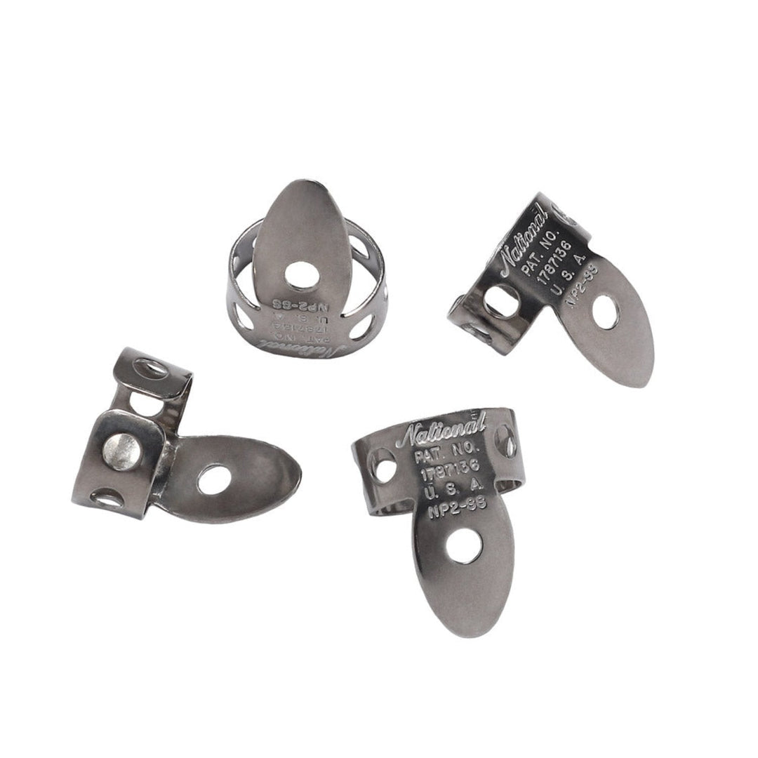 D'Addario National Stainless Steel Finger Picks - 4 Pack by D'Addario Canada