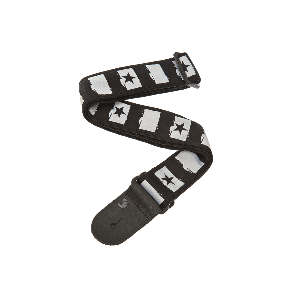 D'addario Nylon Woven Guitar Strap 2" Rock Star by Faders Music Inc.
