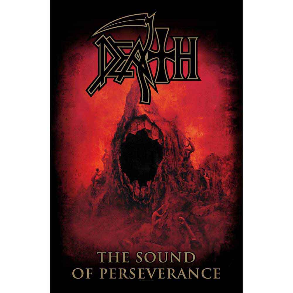 Death Textile Poster Sound Of Perseverance by Rock Off Trade