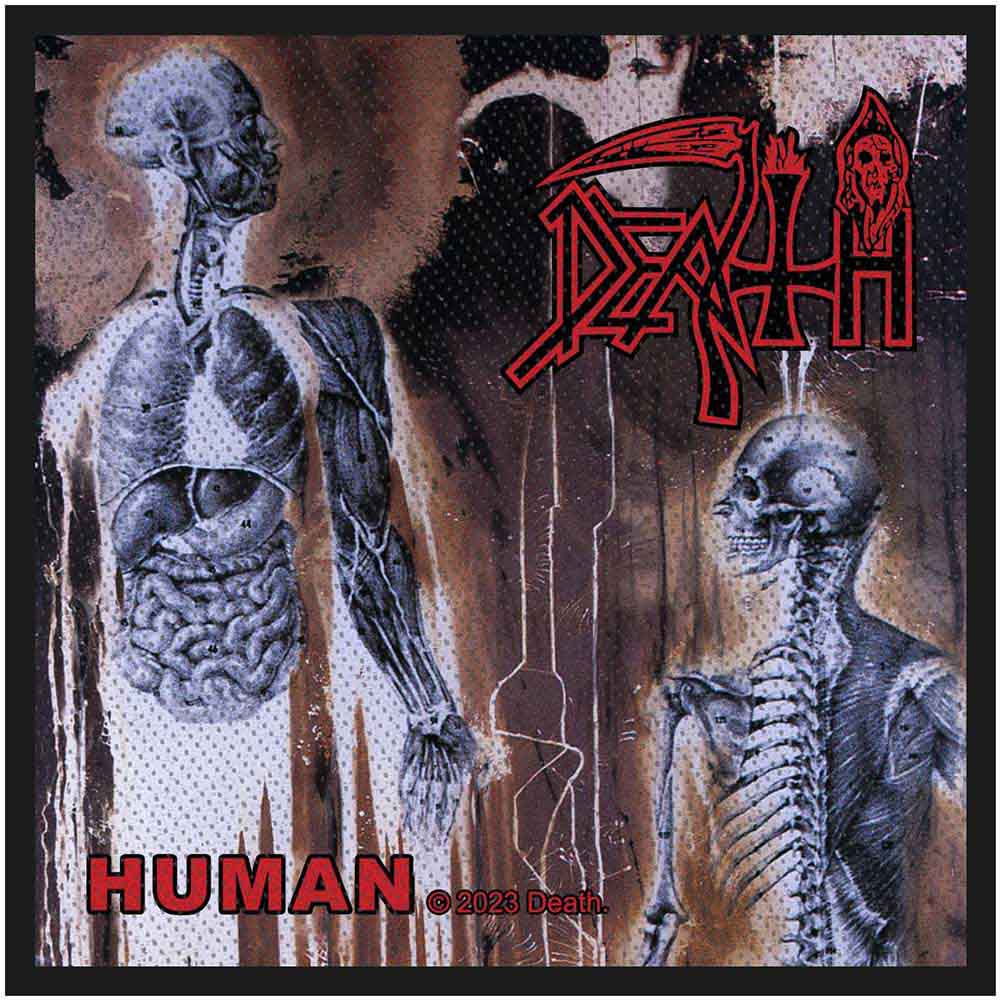 Death Woven Patch Human (Standard) by Rock Off Trade