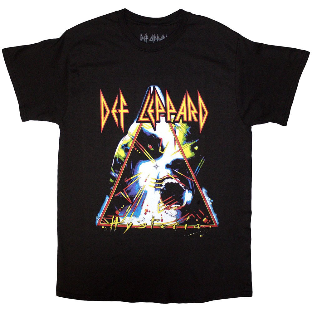 Def Leppard Unisex T-Shirt: Hysteria by Rock Off Trade