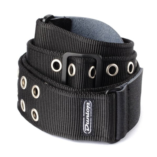 Dunlop Black Grommet Classic Straps by Coast Music