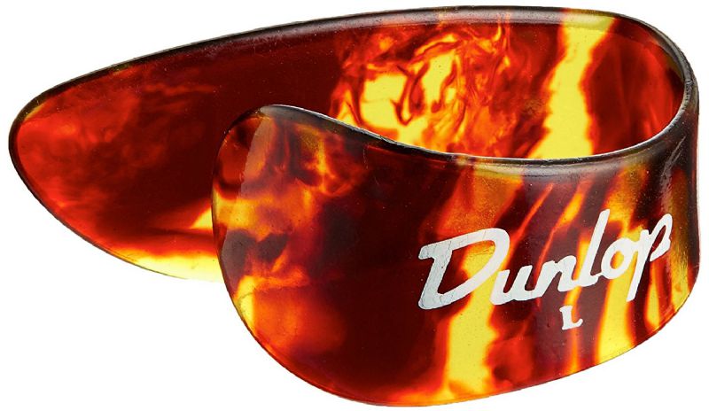 Dunlop Shell Plastic Thumbpicks, Large 4/Player's Pack by Coast Music