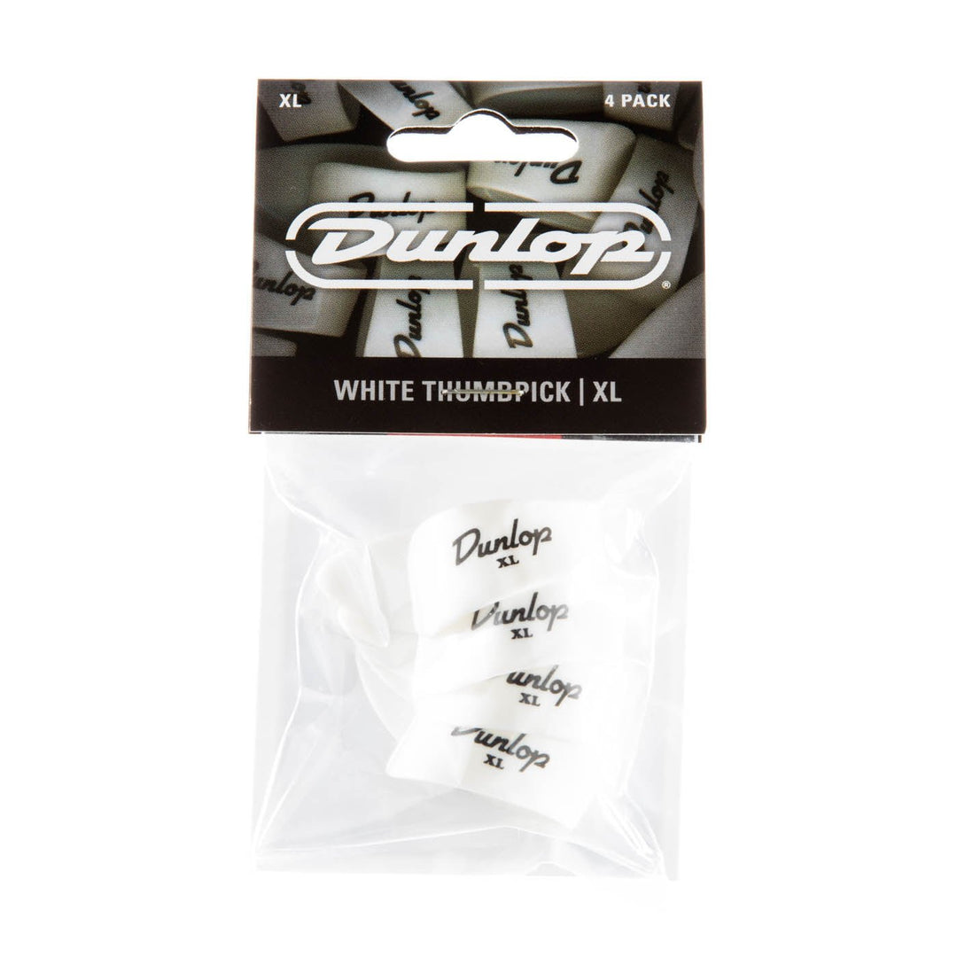 Dunlop White Thumbpicks XL (4/pack) by Coast Music