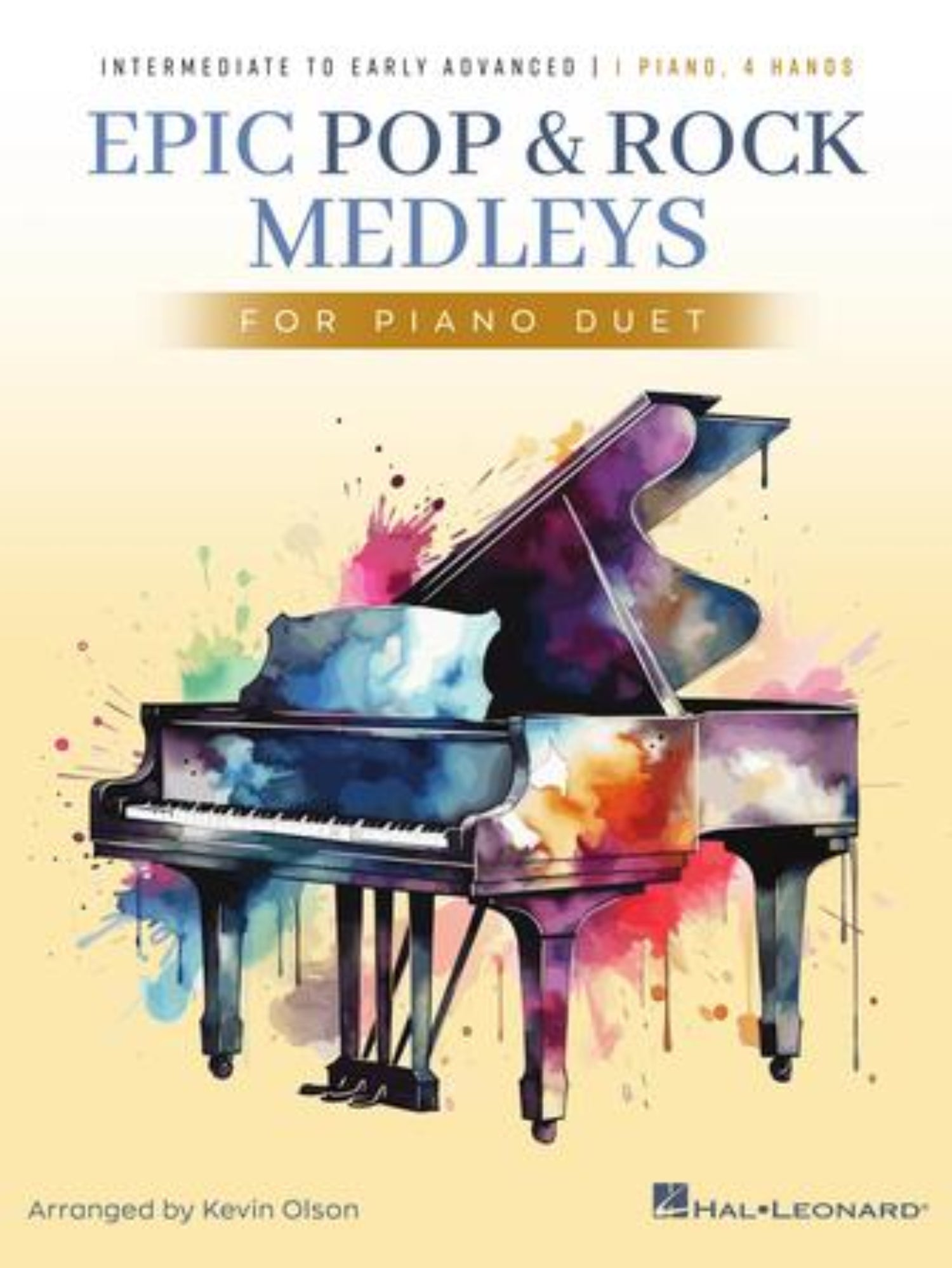 Epic Pop and Rock Medleys for Piano Duet by Hal Leonard