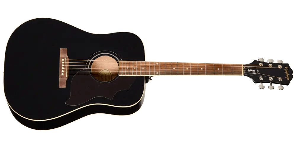 Epiphone Hummingbird Tribute Acoustic Guitar - Ebony by Epiphone