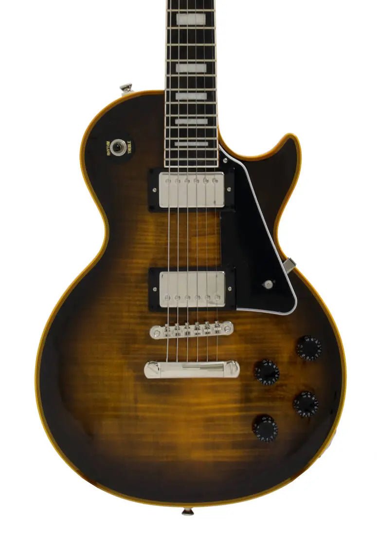 Epiphone Les Paul Custom Widow Electric Guitar with Gigbag - Yellow by Epiphone