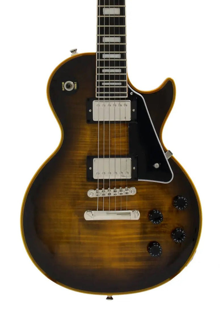Epiphone Les Paul Custom Widow Electric Guitar with Gigbag - Yellow by Epiphone