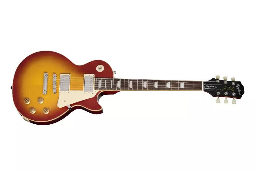 Epiphone Les Paul Standard 50s Figured Electric Guitar w/ Gigbag - Washed Cherry Sunburst by Yorkville