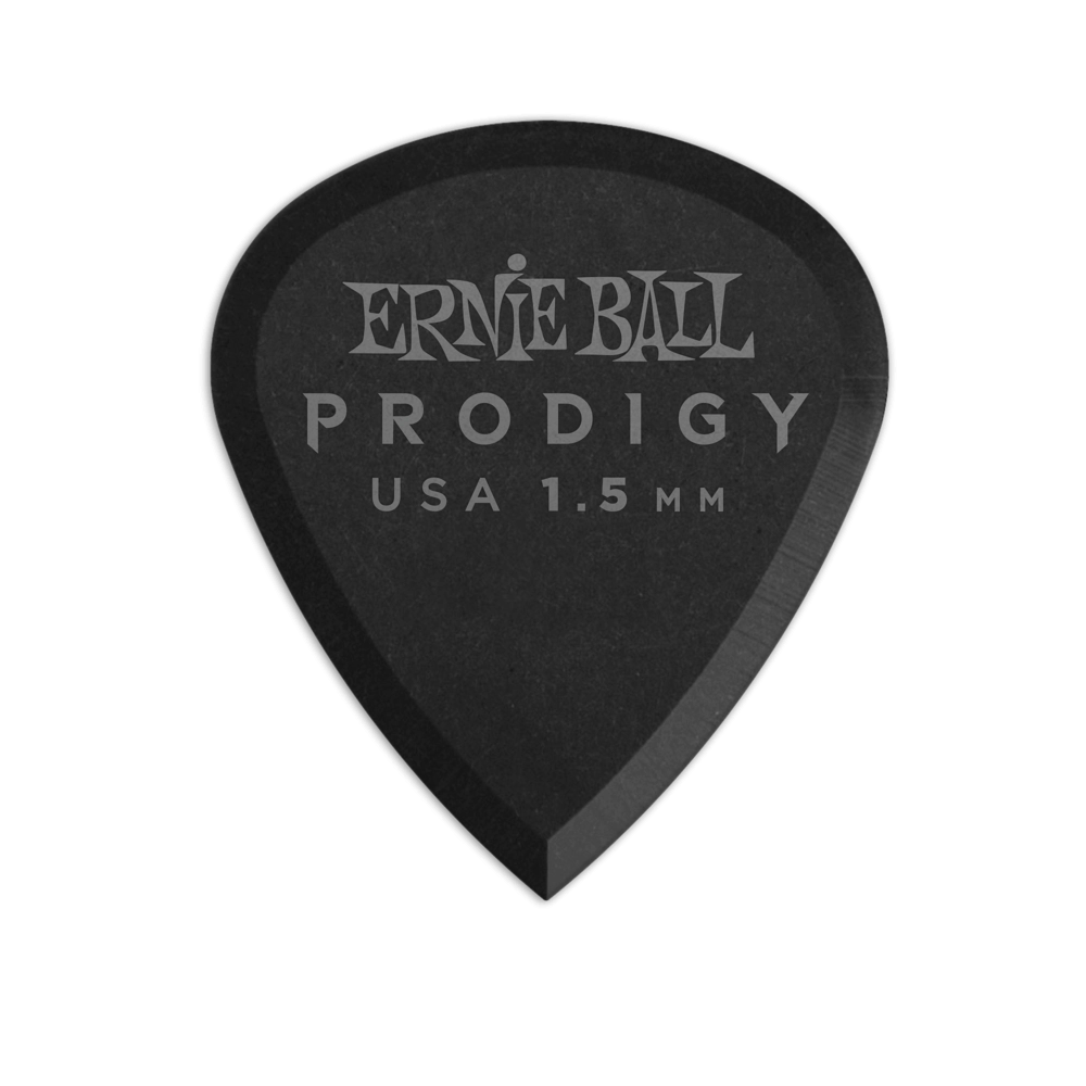 Ernie Ball 1.5mm Black Mini Prodigy Picks - 6 Pack by Yorkville