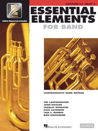 ESSENTIAL ELEMENTS FOR BAND – Book 2 with EEi Baritone B.C. by Hal Leonard
