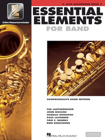 ESSENTIAL ELEMENTS FOR BAND – Book 2 with EEi Eb Alto Saxophone by Hal Leonard