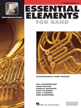 ESSENTIAL ELEMENTS FOR BAND – Book 2 with EEi F Horn by Hal Leonard